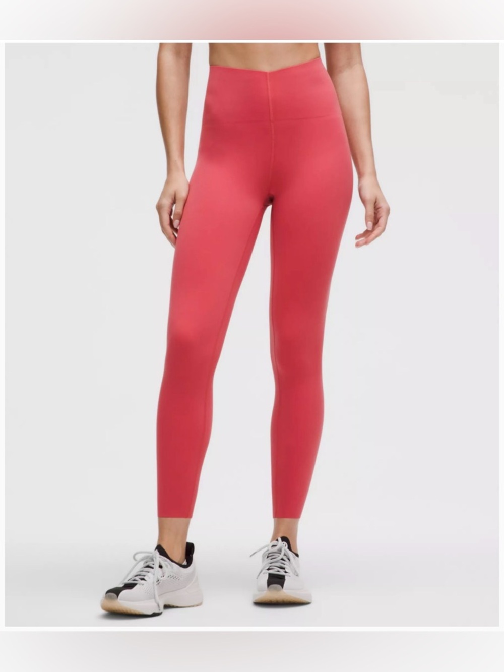 Lululemon Glow Up High Rise‎ Tight 25" Red Leggings NWT Size 8